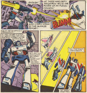 Starscream gets his comeuppance. 